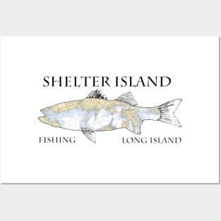 Shelter Island Fishing out on long island Posters and Art